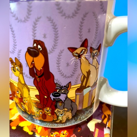 DISNEY STORE EXCLUSIVE VTG 90’s NWT LADY AND THE TRAMP WALT DISNEY’S CLASSIC MUG - Picture 4 of 14